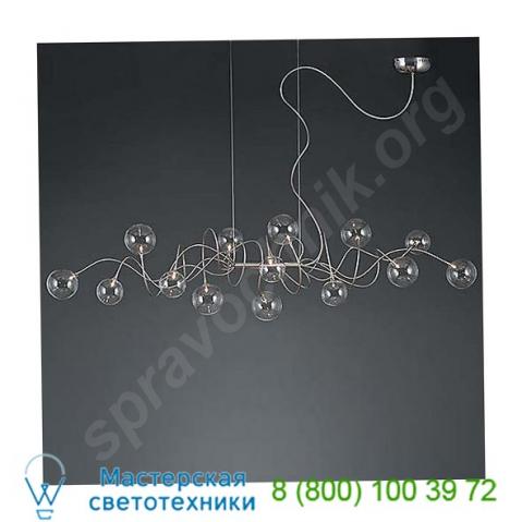 Big bubbles kite hl 14 linear suspension light  harco loor design, светильник