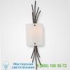 Ironwood thistle glass wall sconce hammerton studio csb0032-0d-gm-bg-e2, настенный светильник