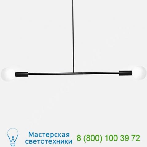 Barbell pendant light andrew neyer bl-blk-6, светильник
