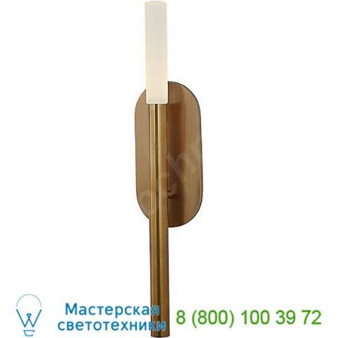 Kw 2281ab-ec visual comfort rousseau led bathroom wall sconce, настенный бра