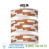 Tile 3 triple tiered pendant light jefdesigns jd_tile3_mahogany_lena16, светильник