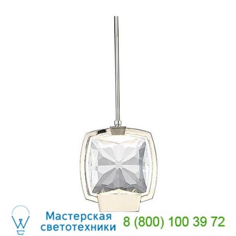 Modern forms tiffany led square crystal pendant light, светильник