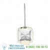 Modern forms tiffany led square crystal pendant light, светильник