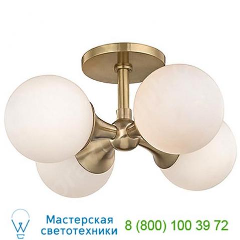 Hudson valley lighting 3304-agb astoria 4 light wall sconce, бра