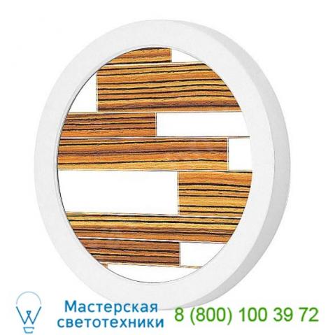 Jefdesigns tile 3 port led wall sconce jd_tile3_zebrawood_wink, настенный светильник