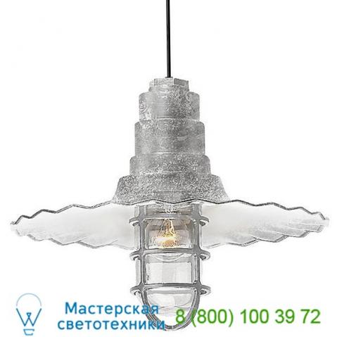 5drw16mcggbk-bc radial wave outdoor pendant w/ cast guard & clear glass troy rlm lighting, уличный
