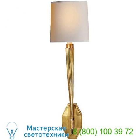 Ruhlmann single wall sconce chd 2460pn-np visual comfort, настенный светильник