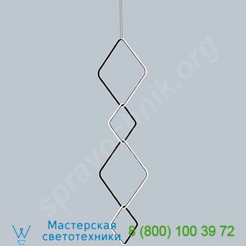 Arrangements square large four element suspension  flos, светильник