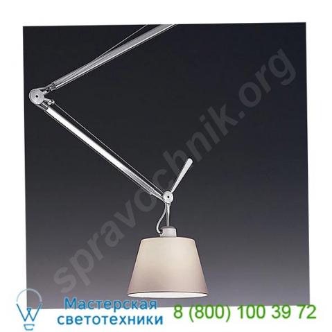 Tolomeo 10 inch off-center suspension light artemide usc-tol1025, светильник