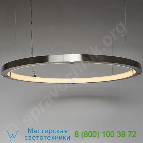 Aura slim pendant light ridgely studio au-sm-pe-bbr-xlrg, светильник