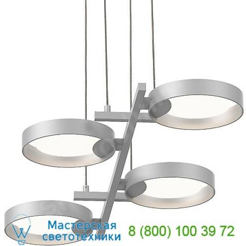 Light guide ring 4-light led pendant light sonneman lighting 2655. 25w, светильник