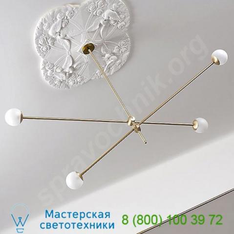 Si-4-bla/pb intueri light bullarum si-4 chandelier, светильник