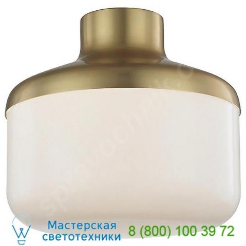 Livvy flush mount ceiling light h144501s-agb mitzi - hudson valley lighting, светильник