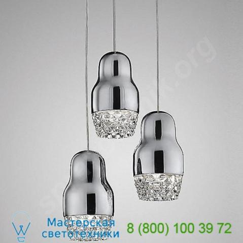 Axo light fedora cluster pendant light usfedor3brbcgu1, подвесной светильник