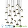 Sonneman lighting grapes 24 light led round multipoint pendant 2918. 01-sml, светильник