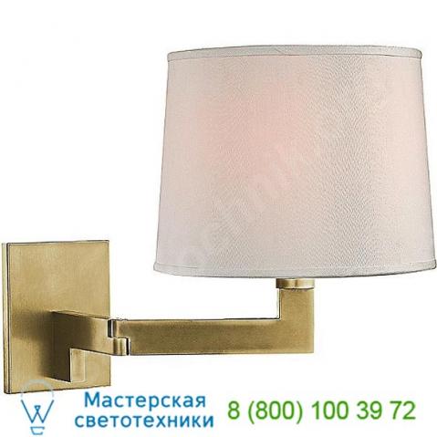 Fairport swingarm wall sconce 5941-pn hudson valley lighting, бра