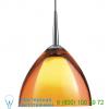 Ob-223725mc/mp bruck lighting rainbow ii down pendant light (orange/matte ch/led monopt) - open box