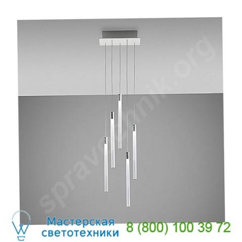 Fabbian tooby 5 light rectangular multispot pendant , светильник