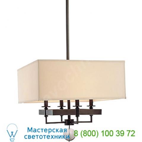 Hudson valley lighting 5646-ob gresham park four light chandelier, подвесной светильник