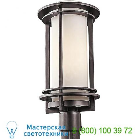 Kichler 49349az pacific edge 1 light outdoor post light, светильник для садовых дорожек