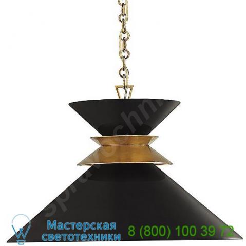 Visual comfort chc 5245ab-blk alborg large stacked pendant, светильник