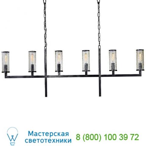 Liaison linear suspension light kw 5203ab-crg visual comfort, светильник