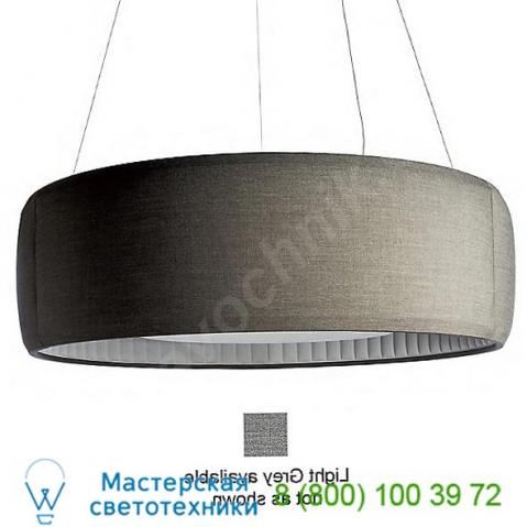 Ob-1d7909sl05a2 silenzio led suspension light (small/light grey) - open box luceplan, опенбокс