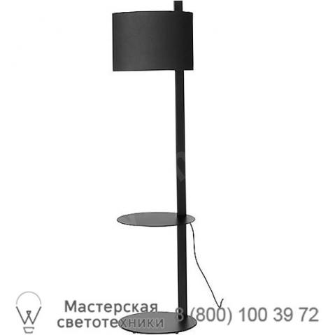 Nt1-fltblp-bk blu dot note floor lamp with table, светильник
