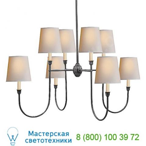 Visual comfort vendome large chandelier tob 5008as-np, светильник