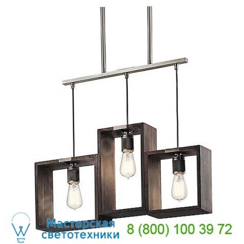 44215clp industrial frames linear suspension light kichler, светильник