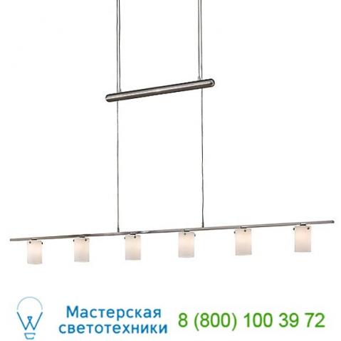 Counter weights 6 light linear chandelier george kovacs, светильник