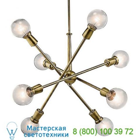 43118nbr armstrong 10 light chandelier kichler, светильник