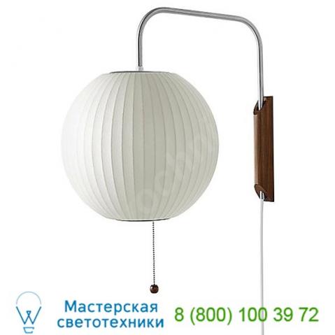 Nelson bubble lamps h761scwalbns nelson ball wall sconce, настенный светильник