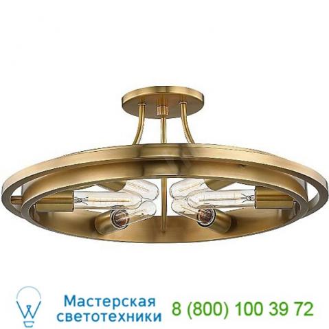 Hudson valley lighting 2721-agb chambers flush mount ceiling light, светильник