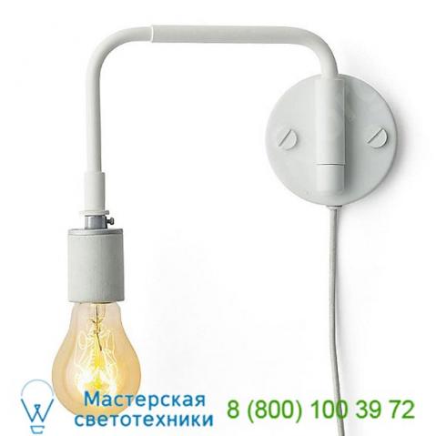 Staple wall lamp (brushed steel) - open box return menu ob-1960039, опенбокс