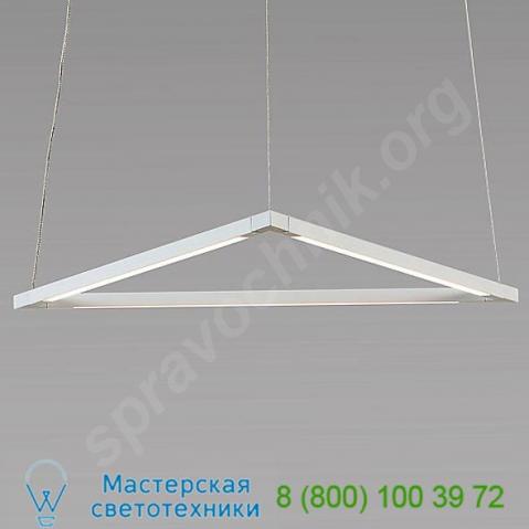 Z-bar triangle pendant light zbp-16-t-sw-mtb-cnp koncept, светильник