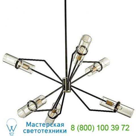 Raef chandelier troy lighting f6316, светильник