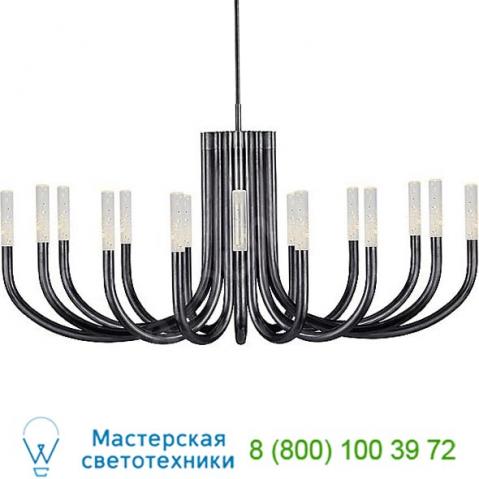 Kw 5585ab-ec visual comfort rousseau led oval chandelier, светильник