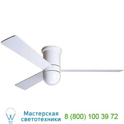 Modern fan company  cirrus flush mount ceiling fan (w/gloss/wall ctrl/re 005/no)-open box