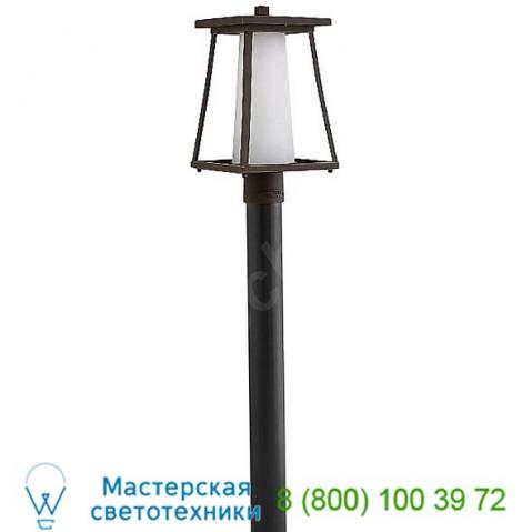 Hinkley lighting 2791oz-cl burke outdoor post light, светильник для садовых дорожек
