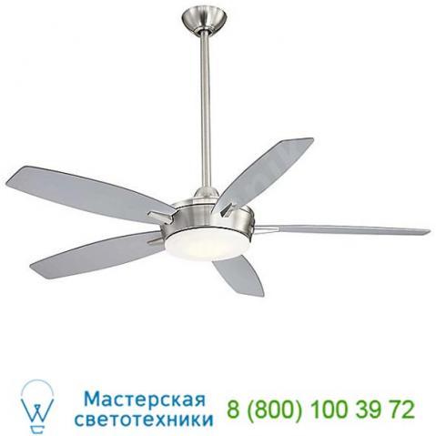 Minka aire fans f690l-bn/sl espace led ceiling fan, светильник