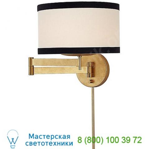 Ks 2075bsl-l visual comfort walker swing arm wall light, бра