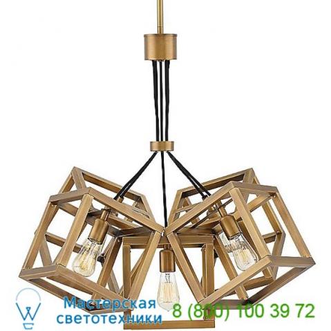 Fr42444pni fredrick ramond ensemble square chandelier, светильник