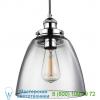 Baskin dome nickel pendant light feiss, светильник