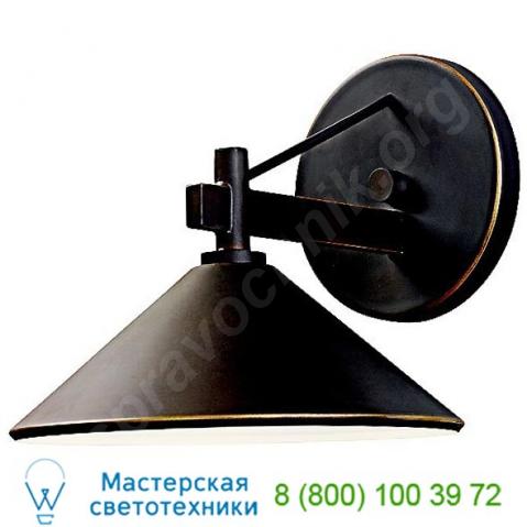 Kichler ripley outdoor wall light 49059oz, уличный настенный светильник