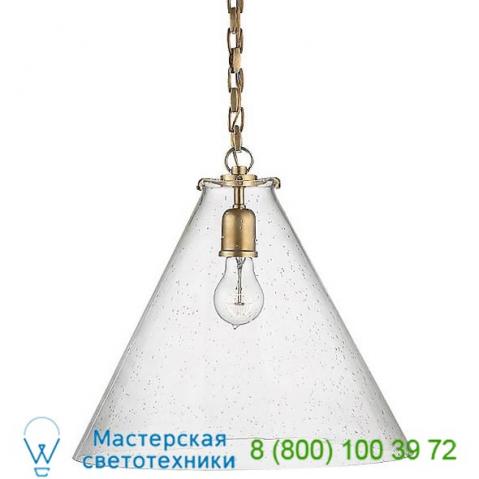 Visual comfort tob 5226bz/g6-cg katie conical pendant light, светильник