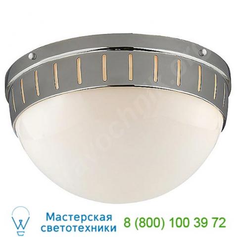 Visual comfort tob 4084an-wg hicks flush mount ceiling light, потолочный светильник