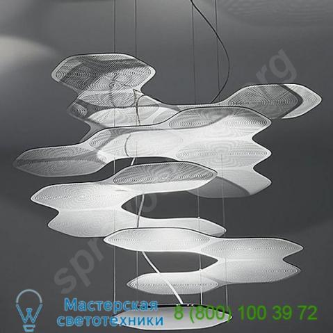 Space cloud suspension light artemide , светильник