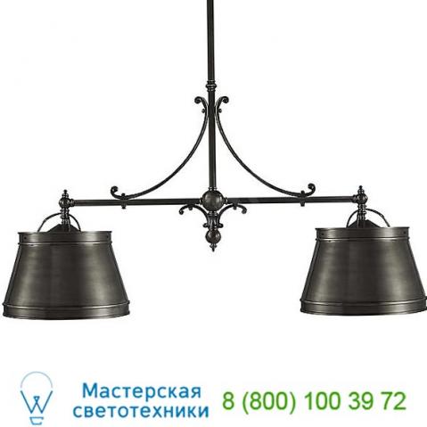 Chc 5102ab-ab visual comfort sloane 2-light shop pendant light, подвесной светильник