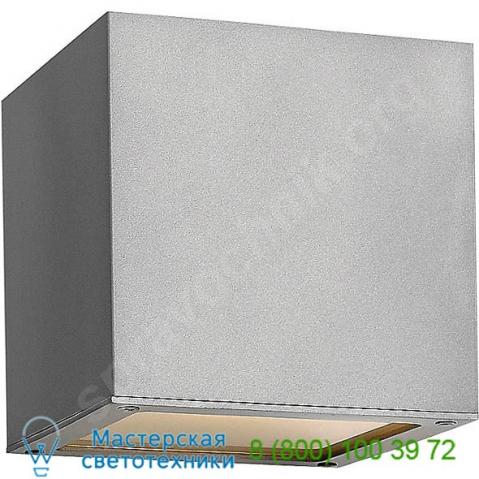 Hinkley lighting kube led outdoor up/downlight 1769bz, уличный настенный светильник